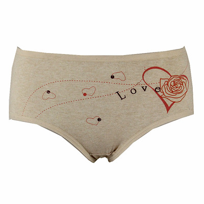 弹力棉卡通少女青年透气平角裤