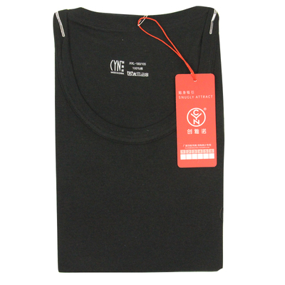 创雅诺包邮 98307 男士棉罗纹 T恤 圆领短袖衫男青年贴身舒适时尚