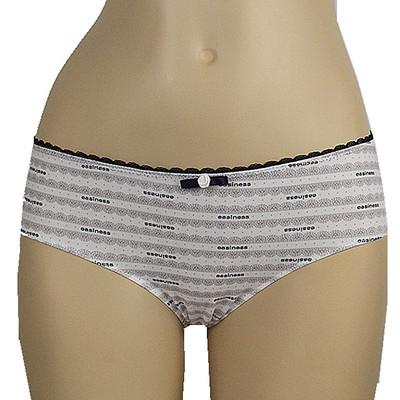 女士弹力棉青年平角裤