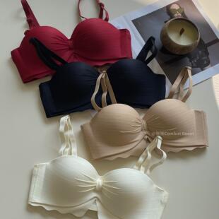 椿珏坞 【悦缇】小胸聚拢显大丨无钢圈小胸内衣少女无痕内衣下垂