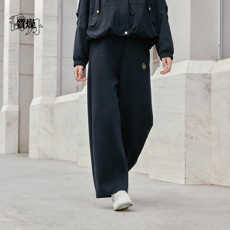 乔丹女针织长裤2026年冬季新款运动休闲舒适商场同款QDLKL2264286