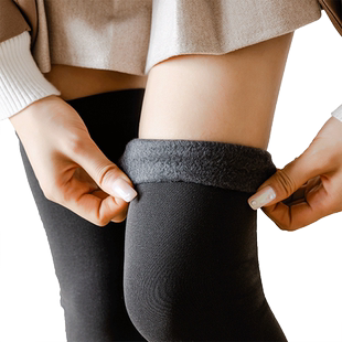 超长到大腿根的过膝盖长筒袜子女肉色肤色光腿神器秋冬中厚加薄绒