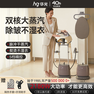 华光挂烫机家用大蒸汽大功率双杆立式熨斗增压专用衣服蒸汽蒸气熨