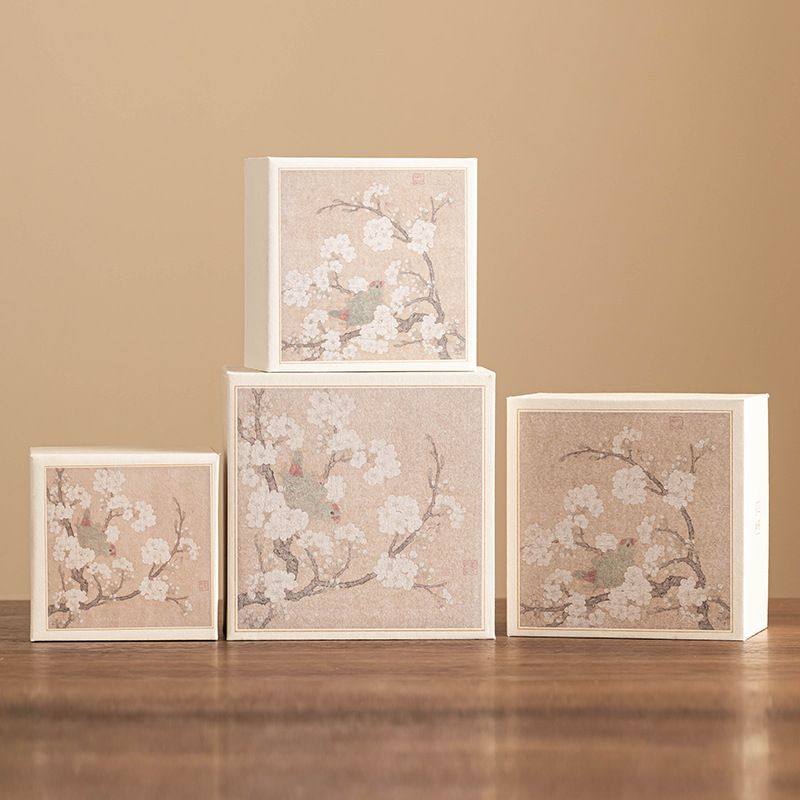 极素梨花颂高级礼盒礼袋包装礼盒空盒国潮高颜值礼品盒茶具收藏盒,模玩/动漫/周边/娃圈三坑/桌游,节日/演出用头饰,淘宝优惠券,粉丝福利购,淘宝优惠卷