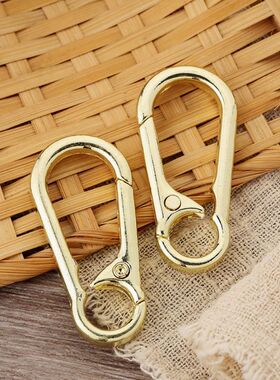 合金钥匙扣配件登山扣挂件小饰品一元小商品小礼品钥匙扣吊坠包包