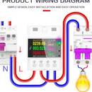 WiFi智能电表电压功率电量电力监测仪家用电表 交流220V110V导轨式