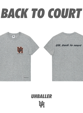 UH美式夏季篮球运动短袖男子训练健身薄款速干圆领T恤热身投篮服