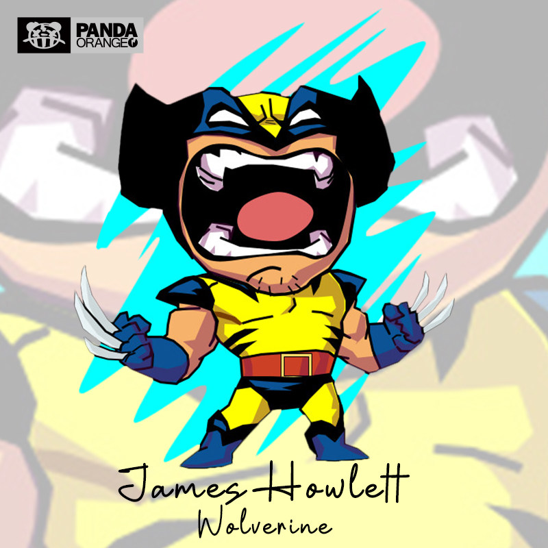 漫威周边联名t恤新款超级英雄金刚狼q版学生休闲亲子装新款卫衣潮