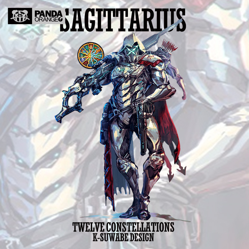 射手座联名t恤卡通漫画衣服日本画师原创十二星座学生亲子装卫衣