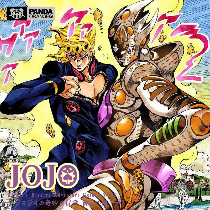 JoJo的奇妙冒险 替身,JOJO的奇妙冒险 全家福 乔鲁诺乔巴纳替身卫衣动漫周边黄金之风jojo的奇妙冒险联名衣服