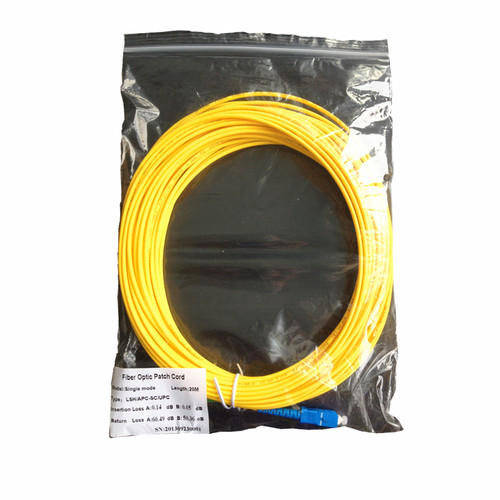 单模光纤跳线LSH/APC-SC/UPC光谱