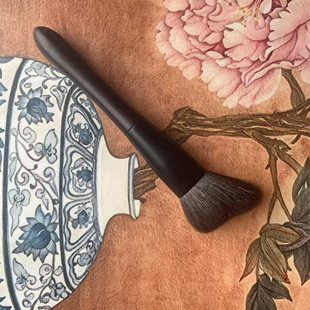 沧州纯手工纯羊毛系列脚丫型修容刷斜坡波浪形动物毛阴影刷修饰刷