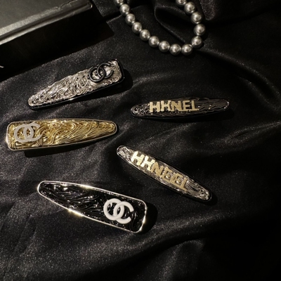 金属CHA刘海碎发鸭嘴夹高级感发夹女后脑勺夹子发卡一字夹侧边夹