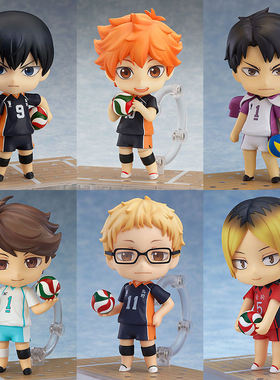 排球少年461日向翔阳489影山飞雄孤爪研磨手办公仔粘土人模型周边