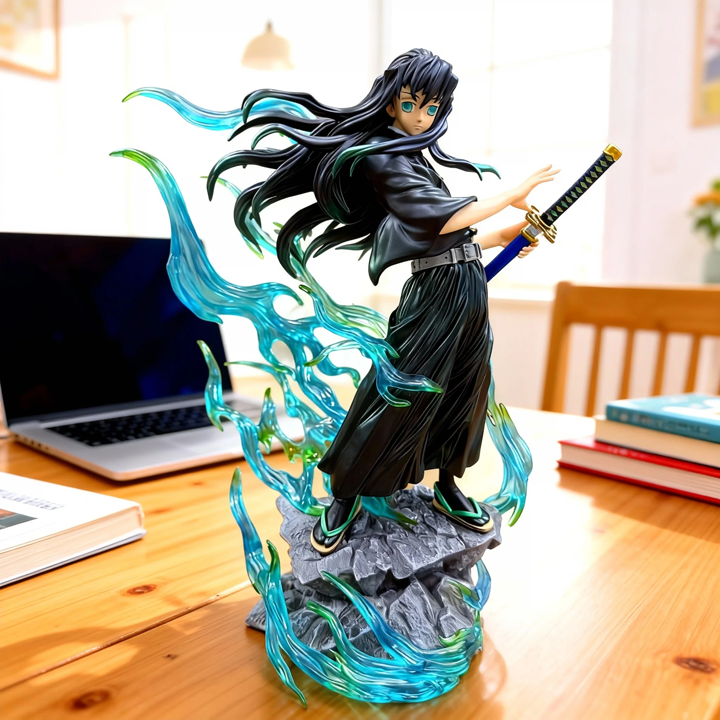 鬼灭之刃时透无一郎霞柱GK手办