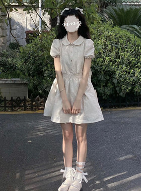 法式学院风可爱仙女束腰裙子女20