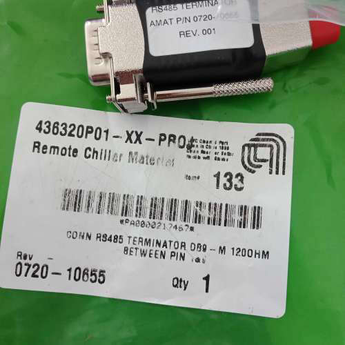 AMAT 0720-10655 CONN RS485 TERMINA TOR DB9-M 1200HM BETWEEN
