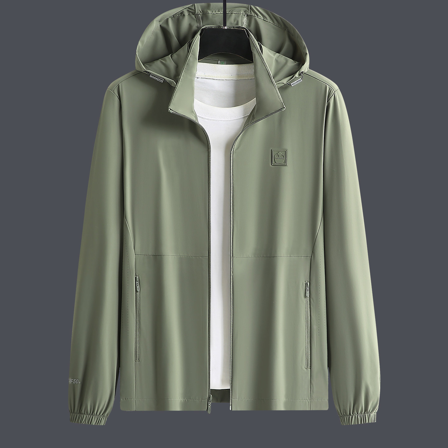 UPF50+冰丝防晒服夏季防紫外线男士防晒衣户外专用钓鱼服速干外套