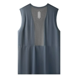 Дизайнерская летняя майка, шелковая дышащая быстросохнущая футболка без рукавов, жилет для спортзала, тренд сезона, для бега