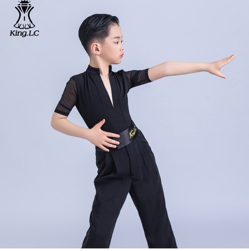 鹏翼之美拉丁舞服男童