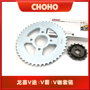 龙嘉V咖 V途 V霸LJ250-V摩托车牙盘静音链轮套链征和油封链条小齿