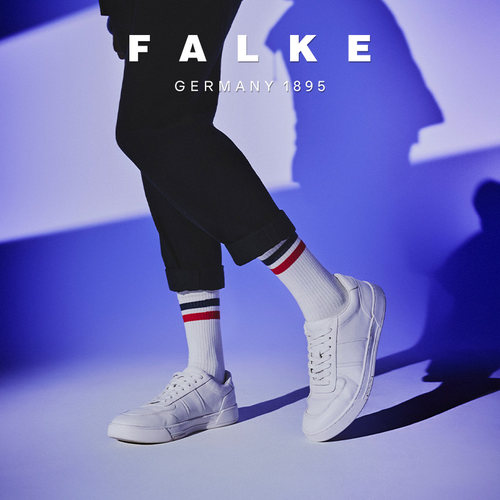 falke德国四季亲肤柔软中筒棉袜