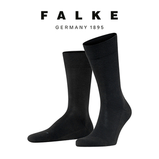 FALKE鹰客Sensitive 精梳棉休闲商务中筒棉袜男袜14719 London男士