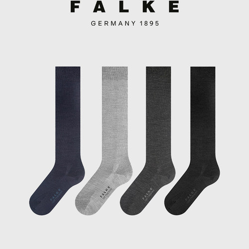 falke德国秋冬进口羊毛保暖女袜