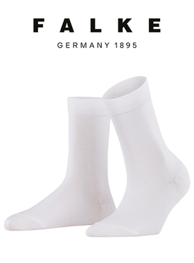 FALKE鹰客德国进口Cotton Touch女士休闲舒适中筒袜棉袜四季47105