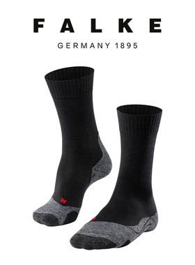 FALKE德国鹰客TK2Explore徒步跑步运动袜中筒耐磨透气女士袜16445