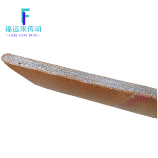 传动带平胶带帆布输送带工业皮带平皮带提升传送带黄色帆布板带