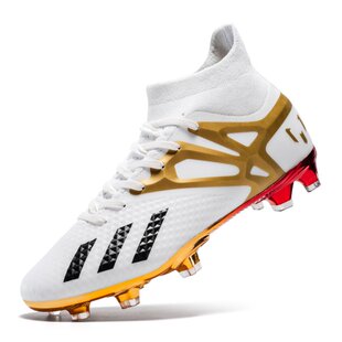 世界杯同款足球鞋梅西c罗刺客男女鞋带FG长钉儿童学生成人训练鞋