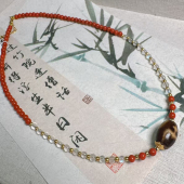 南红天珠锁骨链JY0101224041 慕斯格瑞