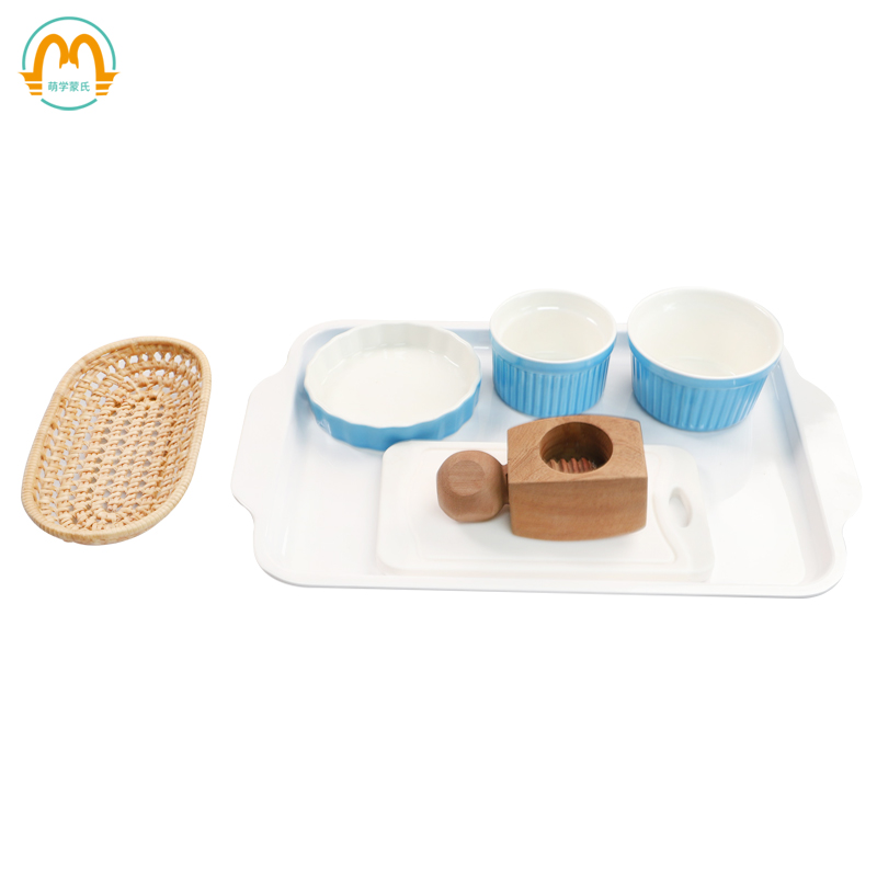 萌学日常生活食物自备教具益智玩具早教专业实训室剥核桃工作套装
