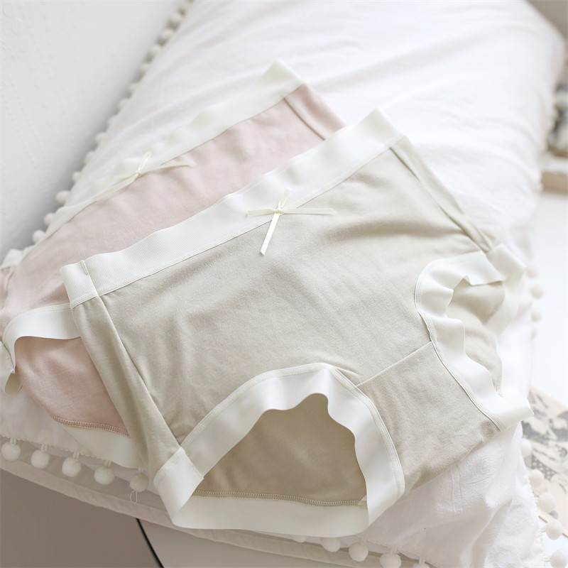 软糯糯日常简约舒适型三角裤女士中腰内裤柔软抗菌吸湿透气蚕丝裆,女士内衣/男士内衣/家居服,女三角裤,淘宝优惠券,粉丝福利购,淘宝优惠卷