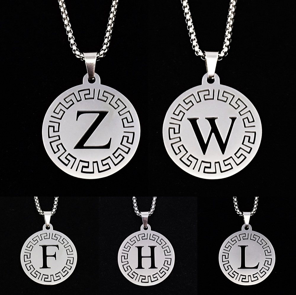 新款ins项链男女26个英文字母项链吊坠学生韩版闺蜜项链生日礼物