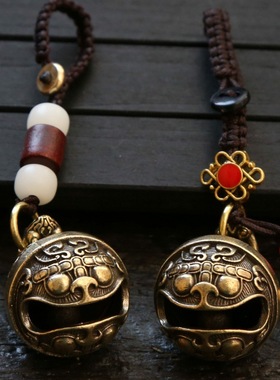 黄铜貔貅铃铛挂件6441