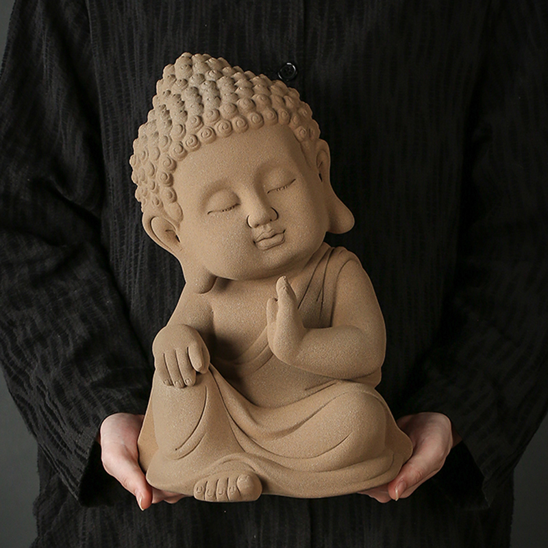 宇轩如来佛摆件紫砂陶瓷工艺品