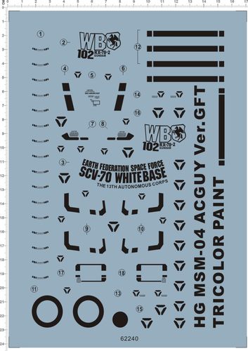 62240-B601 PG MSM-04 ACGUY Ver.GFT TRICOLOR 龟霸台场水贴1