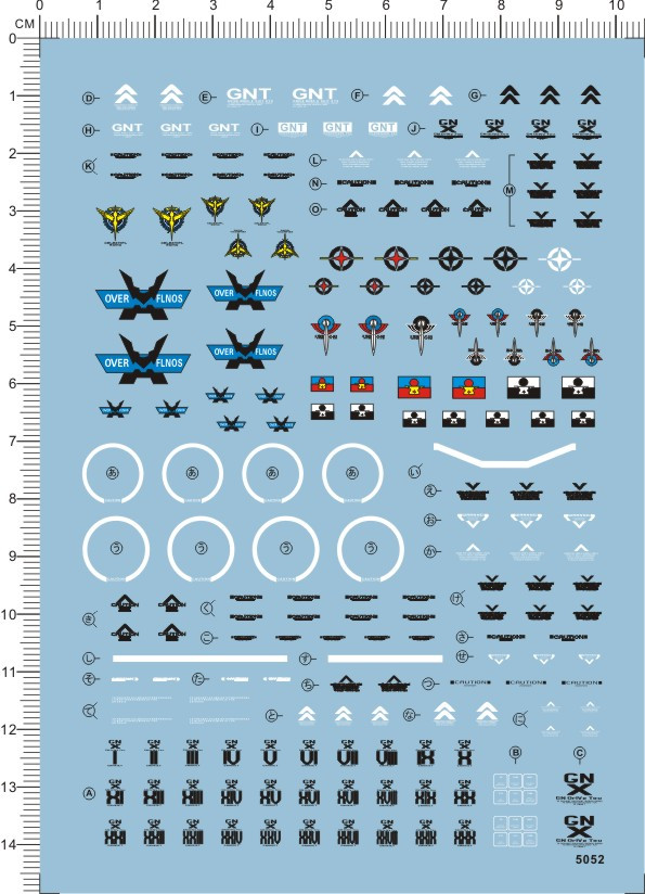 5052-4709 MG GNX GN-X gd00用各种部队通用gd水贴111
