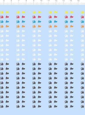 76898整版水贴  加油 模型水贴纸 定制打印2312