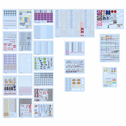 65753适用于手办运动NIKE美甲指甲贴AIR盲盒SB娃娃Pure篮球衣nba