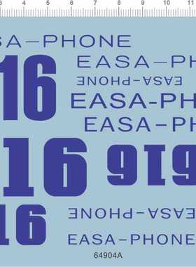 64904A-A4716 EASA-PHONE 616 产品外壳水贴