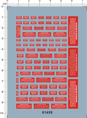 61459  caution danger 警告警示危险标语gd水贴2