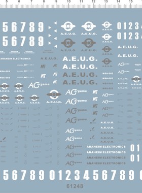 61248-8303 PG MG MSA-003 Nemo 雷姆尼莫尼姆gd水贴111