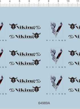 64989A-A2319 viking 维京传奇鼠标贴 水贴