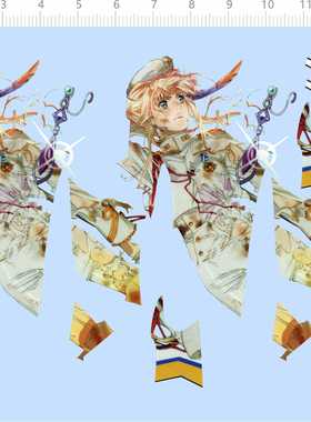 77766整版水贴 痛机 VF-25F 超时空要塞模型飞机定制打印2402