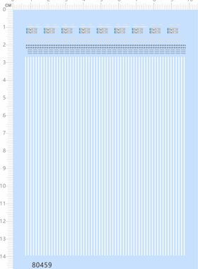 80459整版胶！无比例 法拉利 模型车直线线条拉花 水贴纸现货