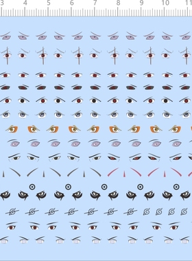 66365整版胶 火影忍者佩恩卡卡西秽土鼬佐助鸣人仙鸣长门止水宁次