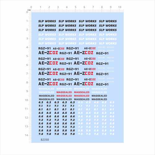 82350 SLP WORKS AE-ZCOZ RGZ-91渔轮模型水贴水滴轮定制打印2405